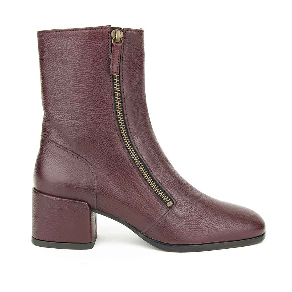 Homers Niki Heeled Boot - Prune - Sole Food - 1