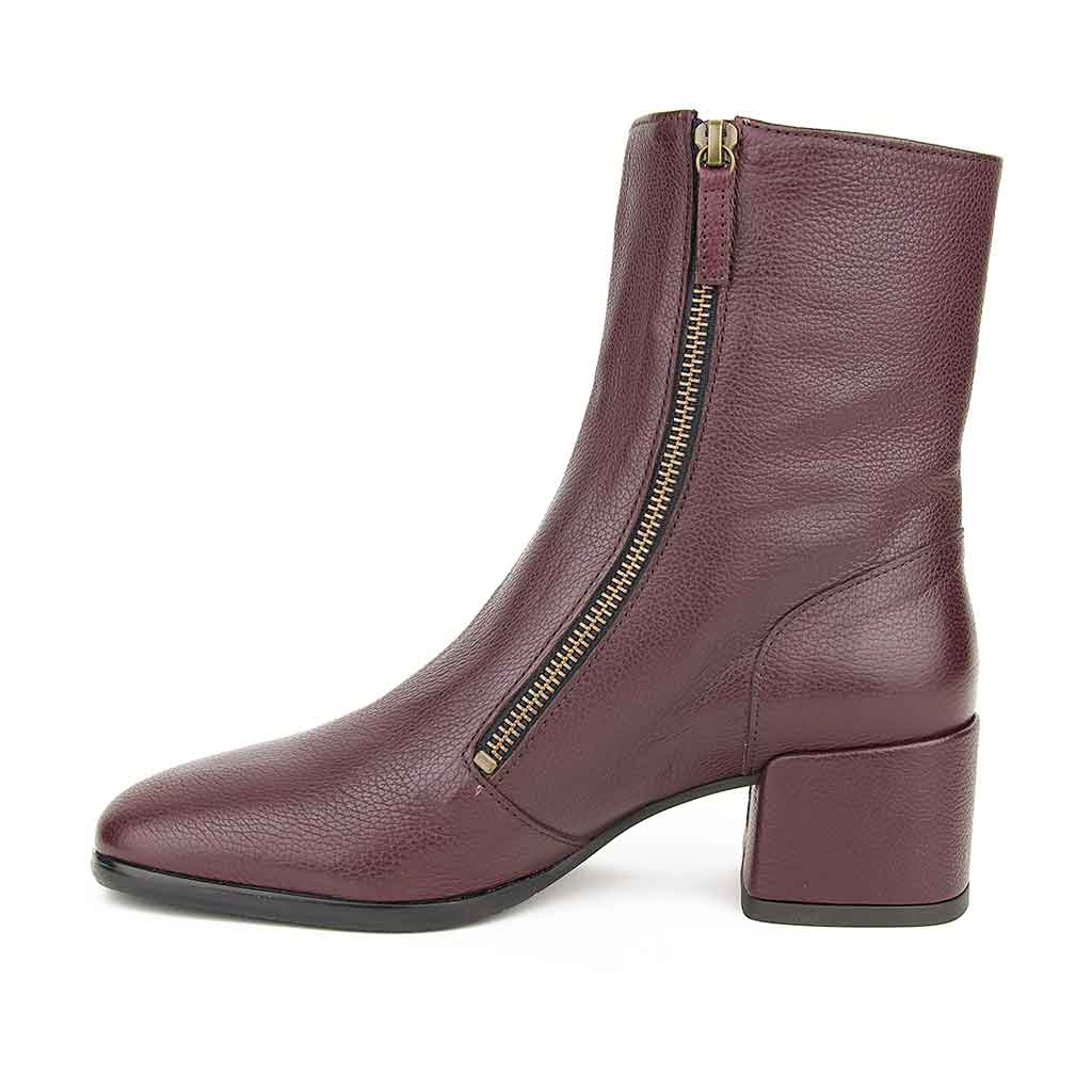 Homers Niki Heeled Boot - Prune - Sole Food - 3