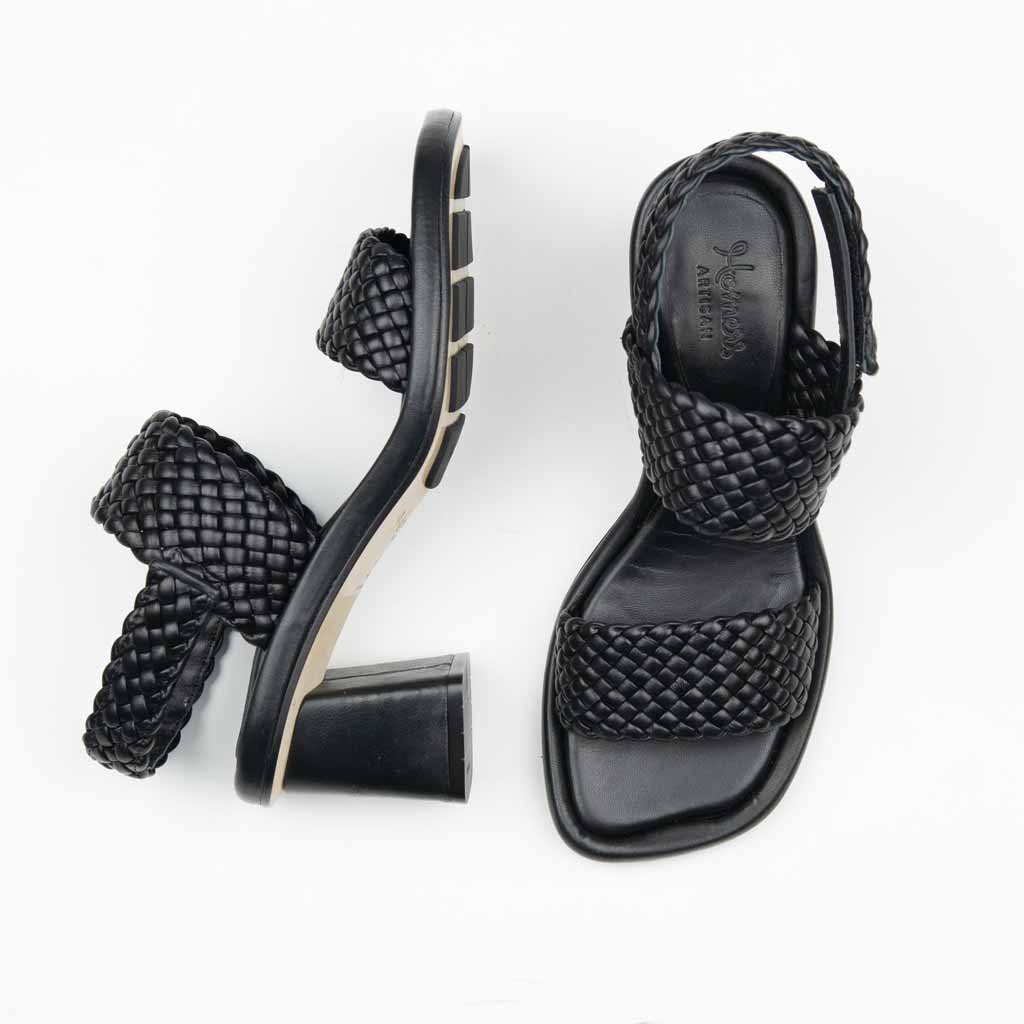 Homers Pina Woven Heel - Black - Sole Food