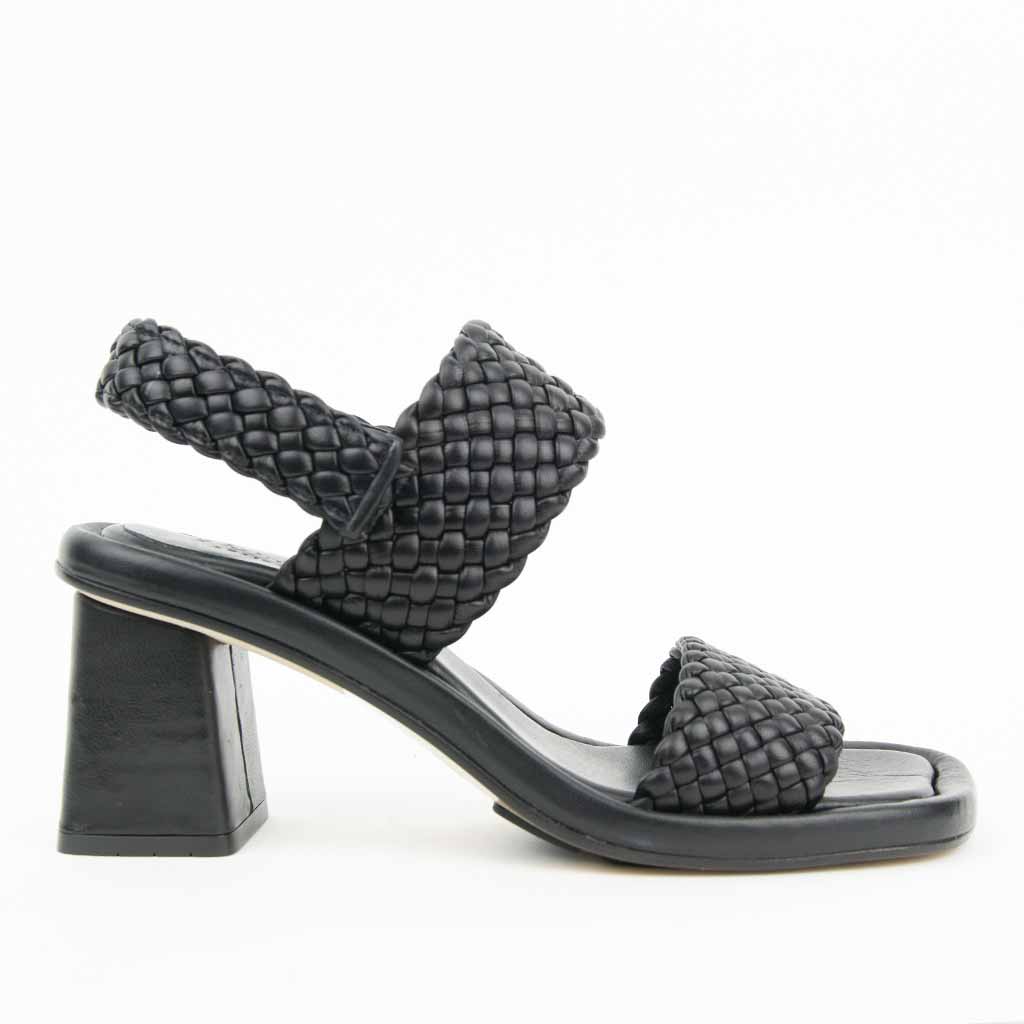 Homers Pina Woven Heel - Black - Sole Food