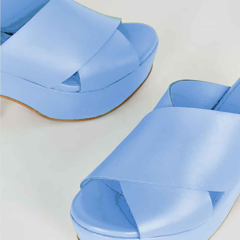 Intentionally _______ Dame Sandal - Periwinkle - Sole Food
