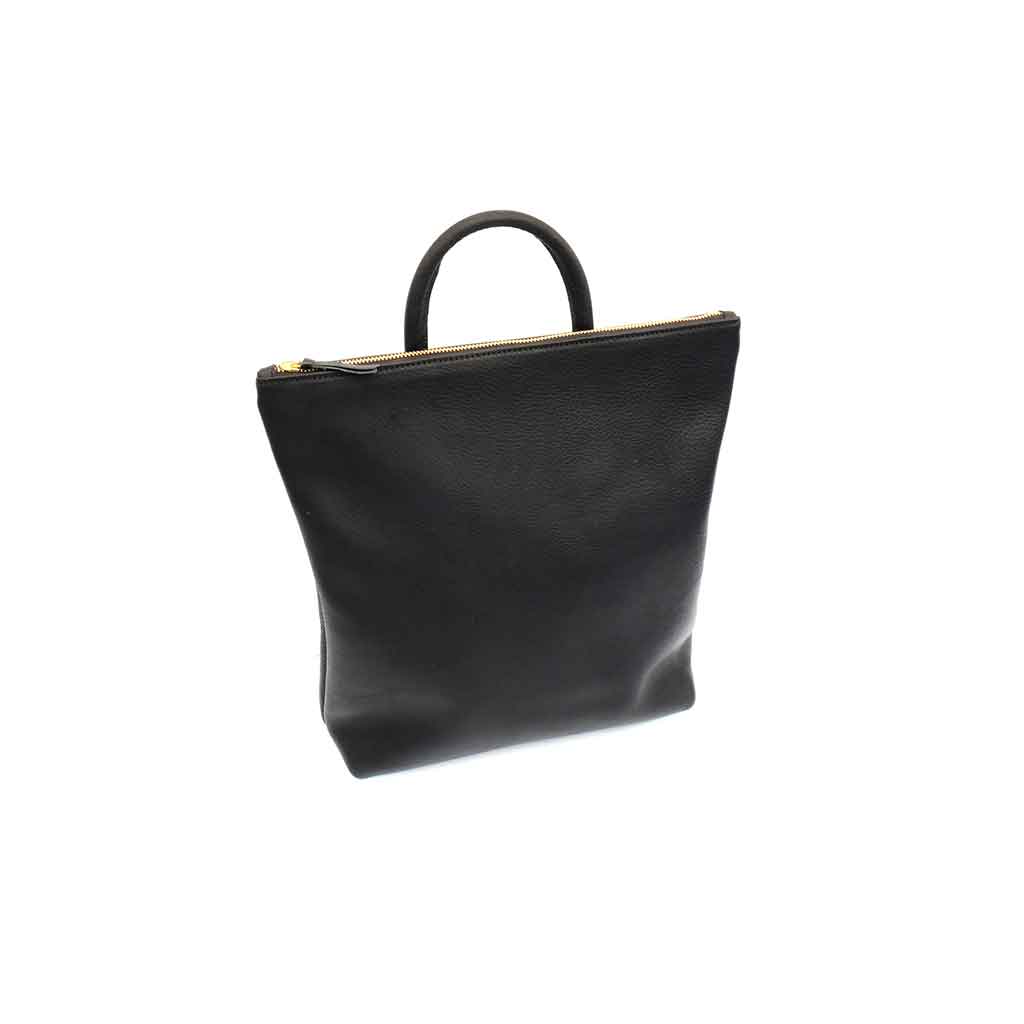 Primecut Leather Backpack - Black - Sole Food