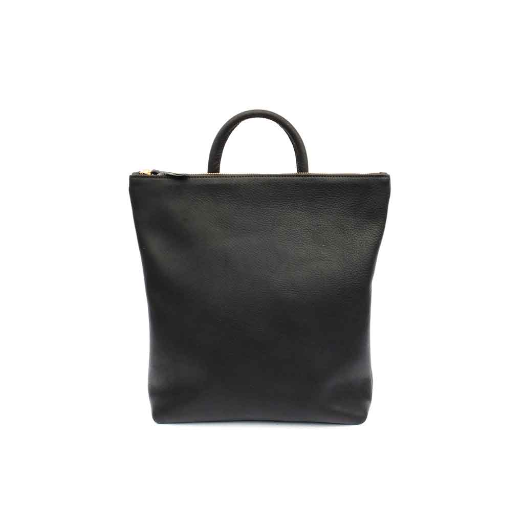 Primecut Leather Backpack - Black - Sole Food