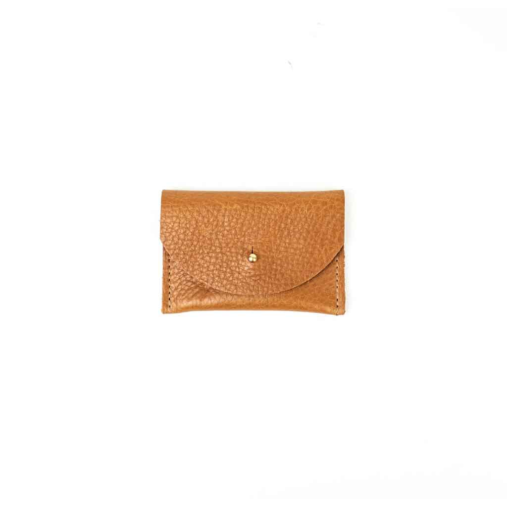 Primecut Leather Cardholder - Cognac - Sole Food - 1