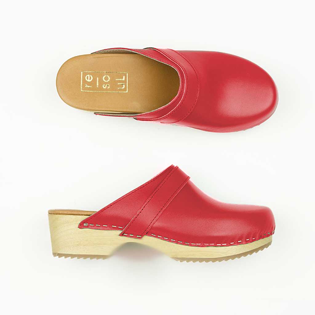 re-souL Classic Clog - Red - Sole Food