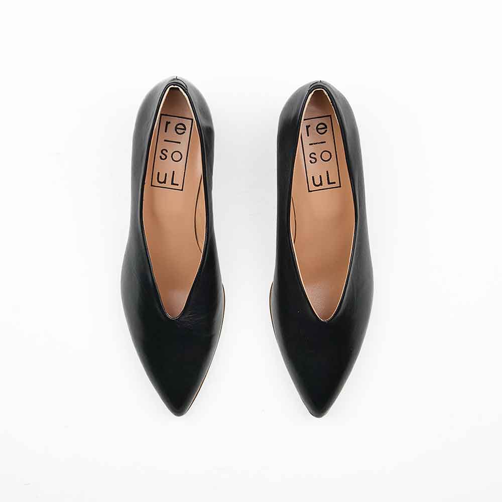re-souL Diana Pump - Black - Sole Food