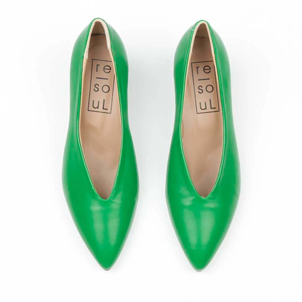 resouL Diana Pump - Garden Green - Sole Food - 3