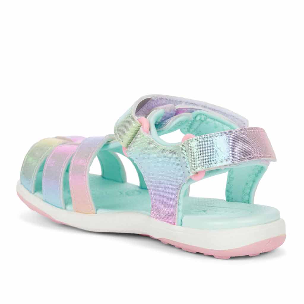 See Kai Run Paley Sandal - Silver Rainbow - Sole Food - 3