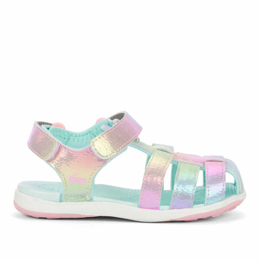 See Kai Run Paley Sandal - Silver Rainbow - Sole Food - 1