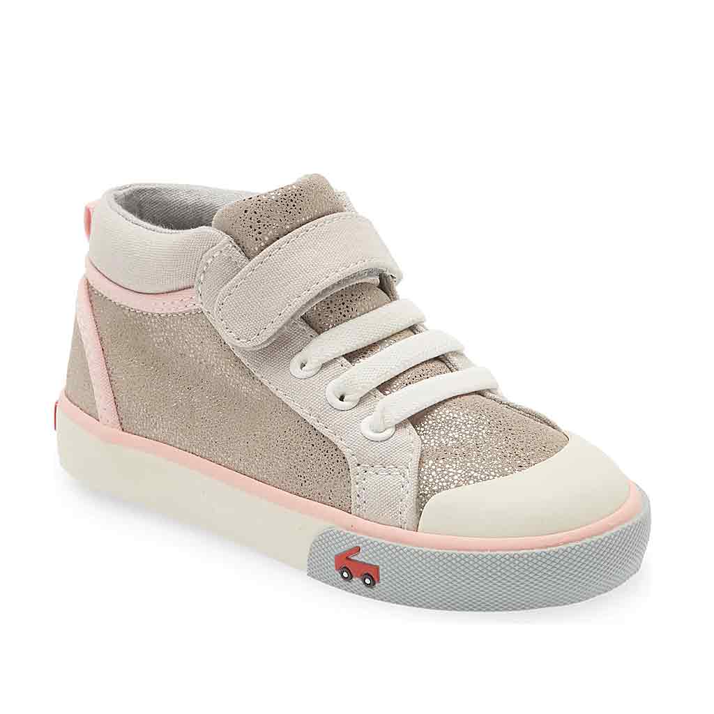See Kai Run Peyton Sneaker - Beige Metallic - Sole Food