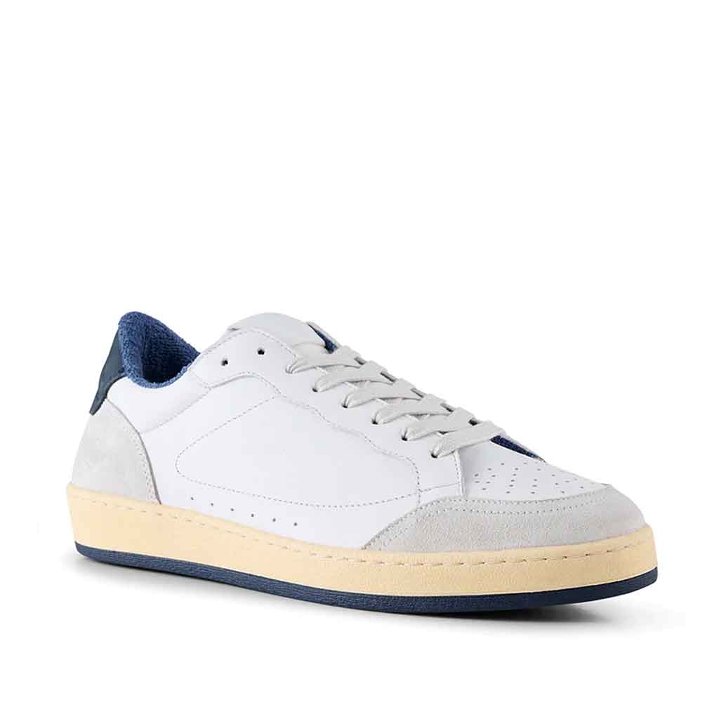 Shoe the Bear Babtiste Sneaker - White/Navy - Sole Food