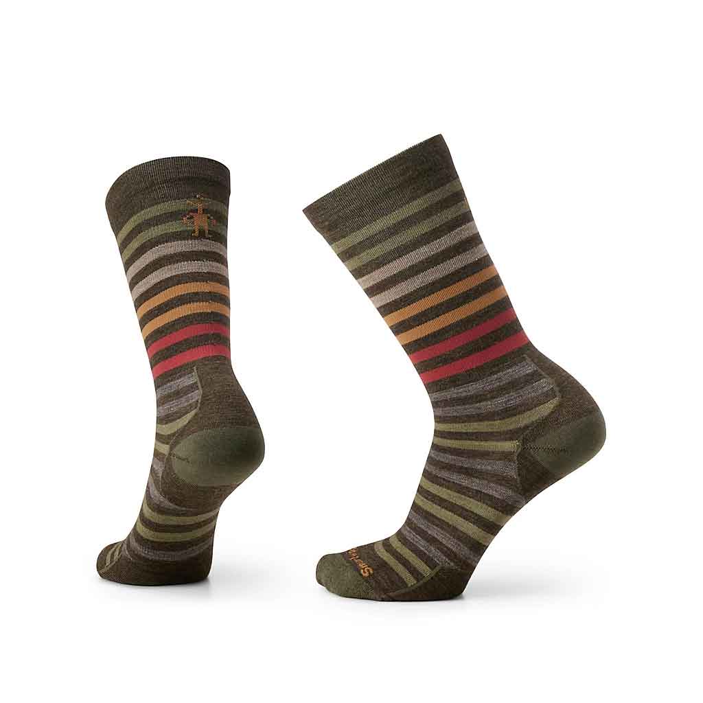 Smartwool Everyday Spruce Street Crew Socks - Winter Moss - Sole Food - 1