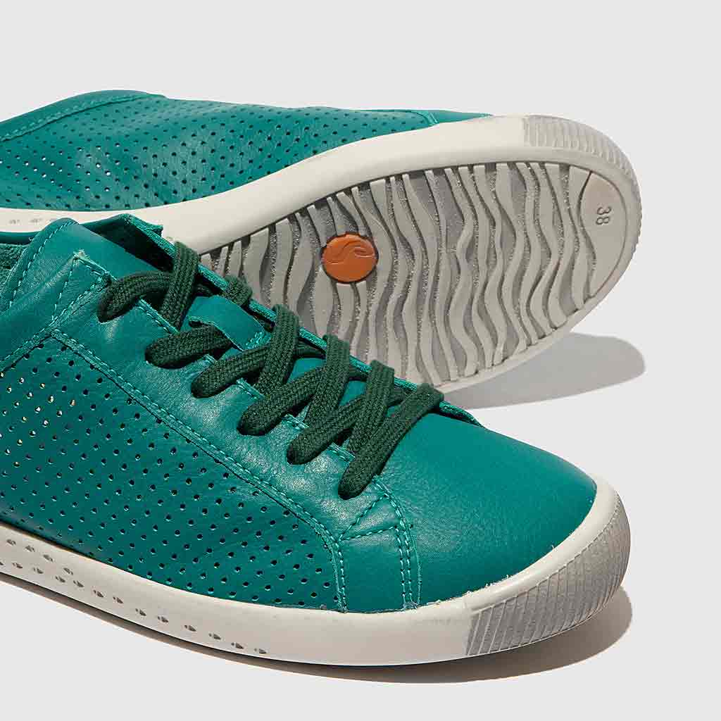 Softinos ICA388SOF Stretch Sneaker - Petrol Green - Sole Food - 4
