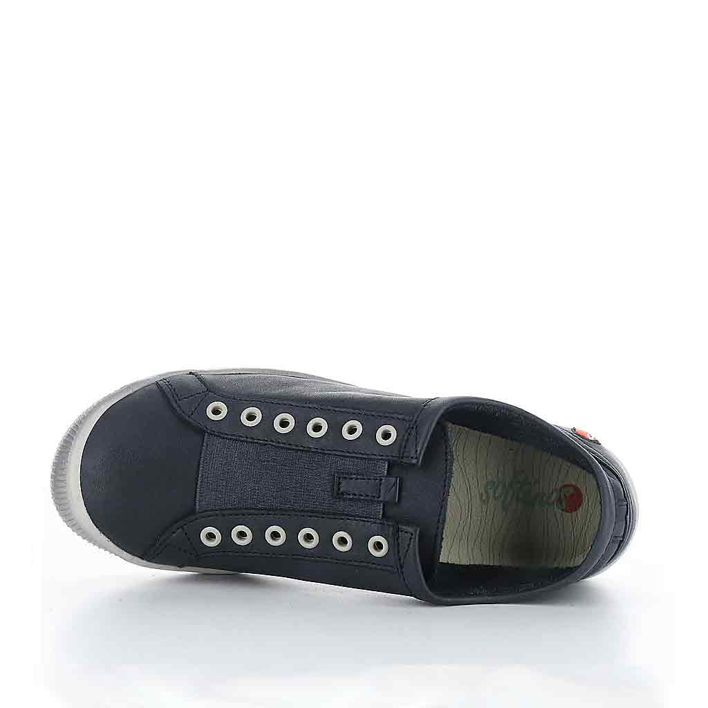 Softinos IRIT637SOF Stretch Sneaker - Navy - Sole Food