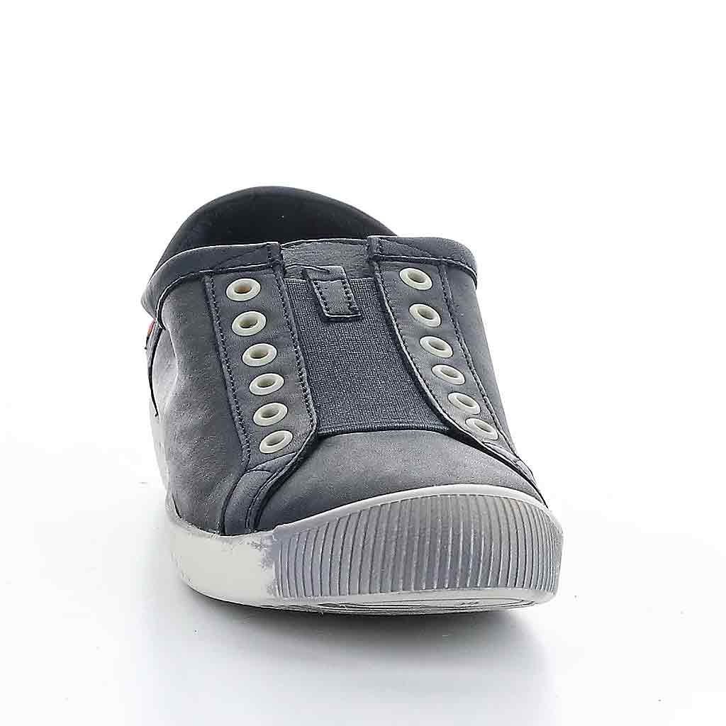 Softinos IRIT637SOF Stretch Sneaker - Navy - Sole Food