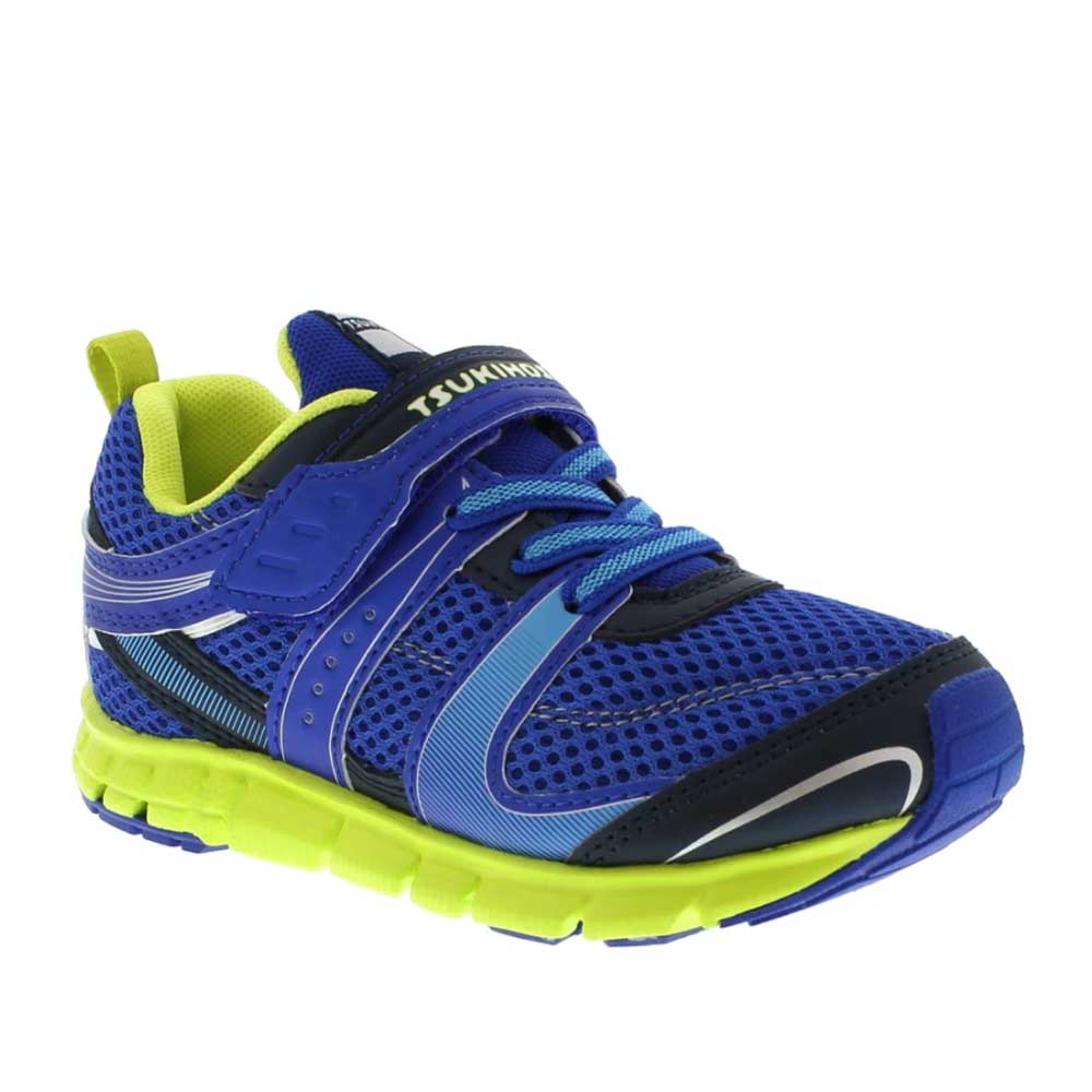Tsukihoshi Velocity Sneaker - Blue/Lime - Sole Food