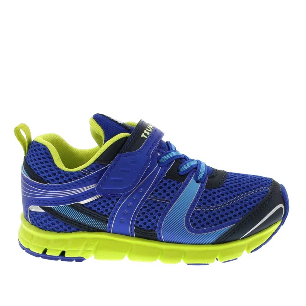Tsukihoshi Velocity Sneaker - Blue/Lime - Sole Food