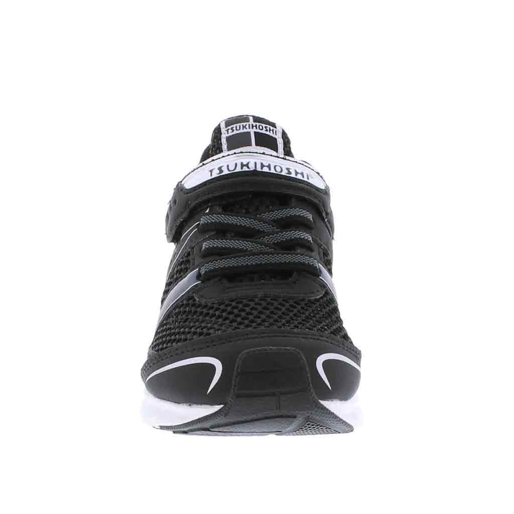 Tsukihoshi Youth Velocity Sneaker - Black/Silver - Sole Food