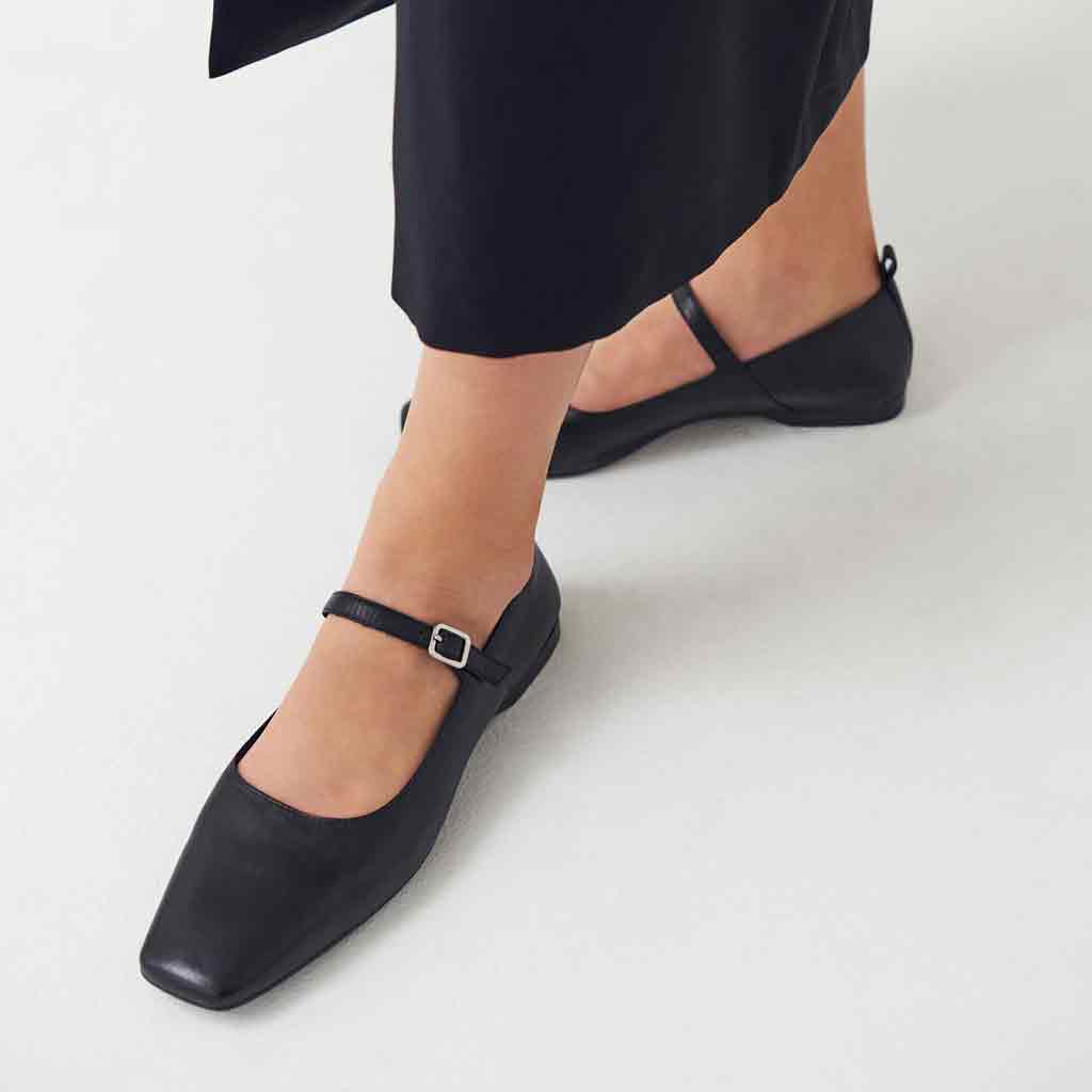 Vagabond Shoemakers Delia Flat - Black - Sole Food