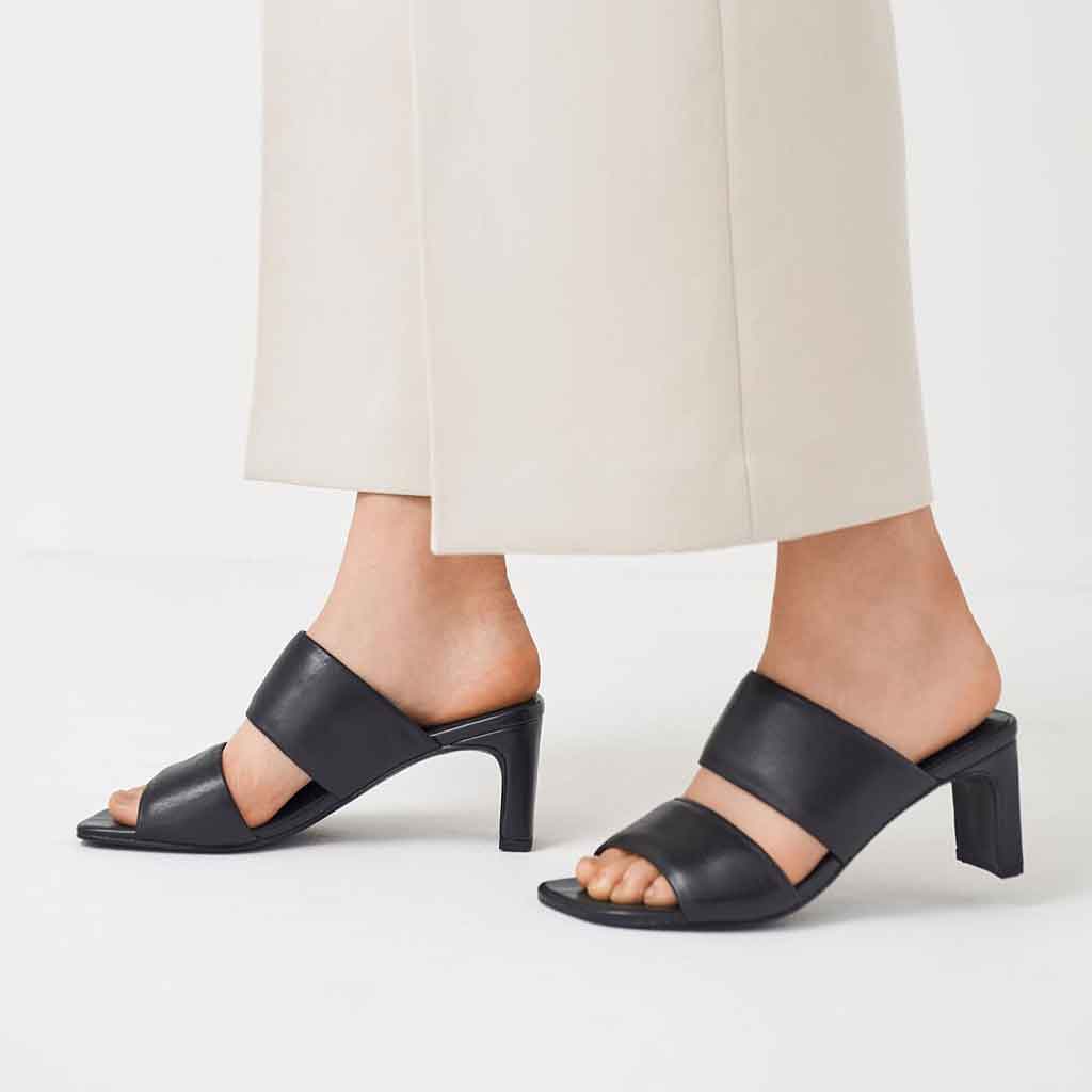 Vagabond Shoemakers Luisa Mule Heel - Black - Sole Food