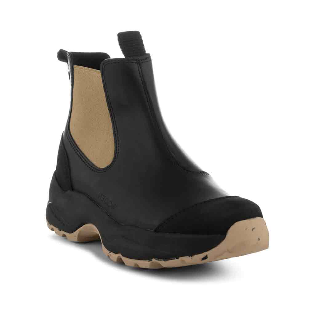 Woden Siri Waterproof Track Boot - Black and Coffee Cream - Sole Food - 2