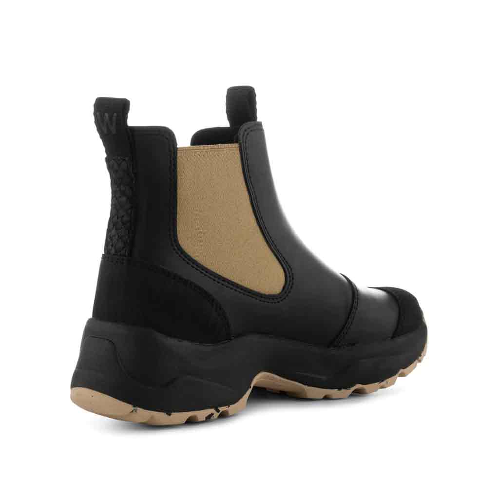 Woden Siri Waterproof Track Boot - Black and Coffee Cream - Sole Food - 3