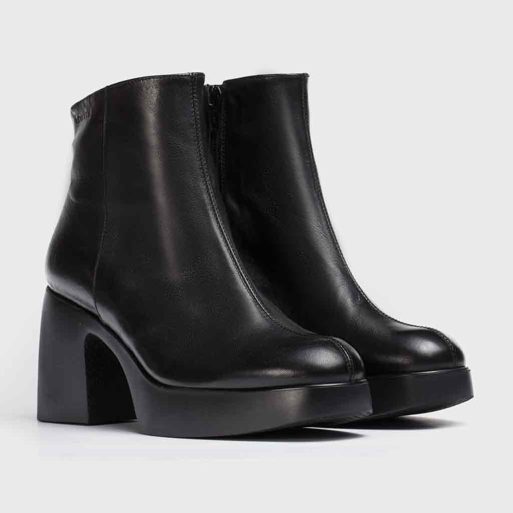 Wonders Iseo Bootie - Black - Sole Food