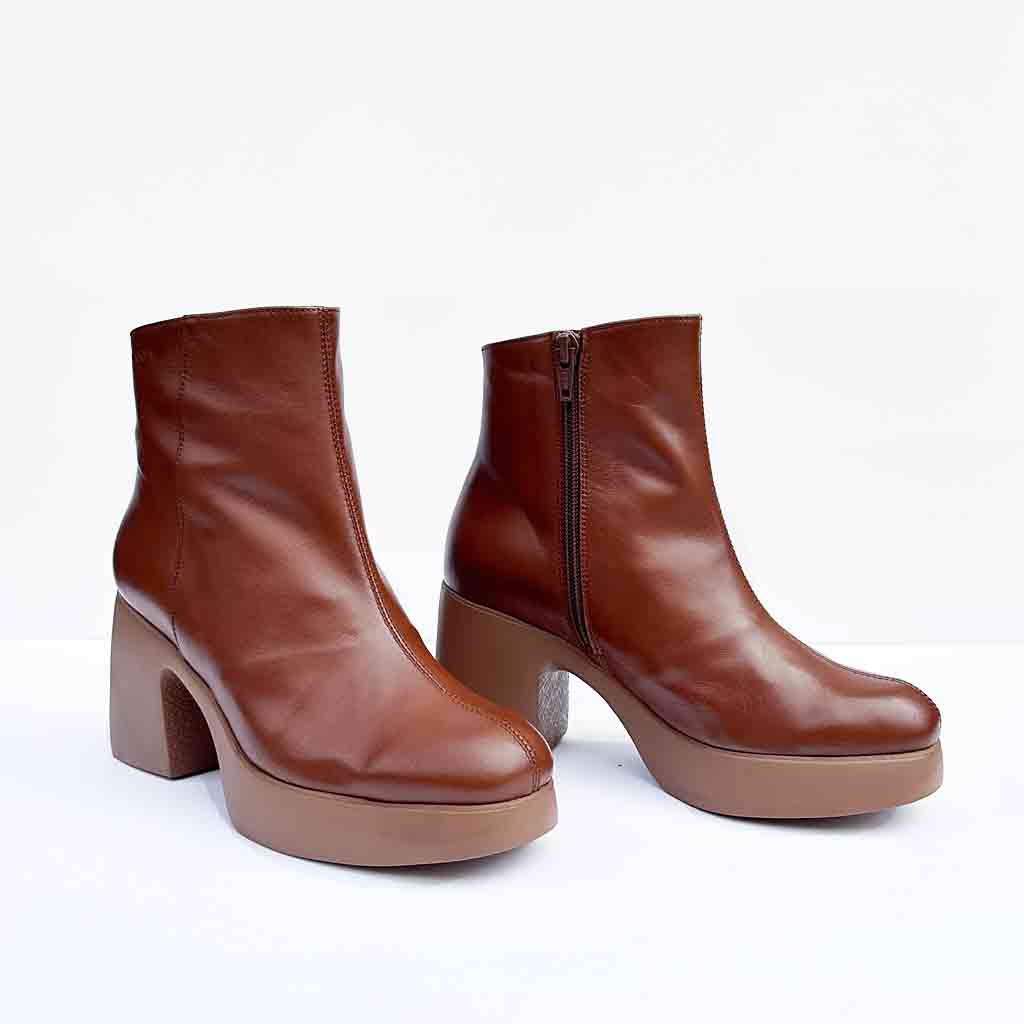 Wonders Isy Boot - Spaniel Brown - Sole Food