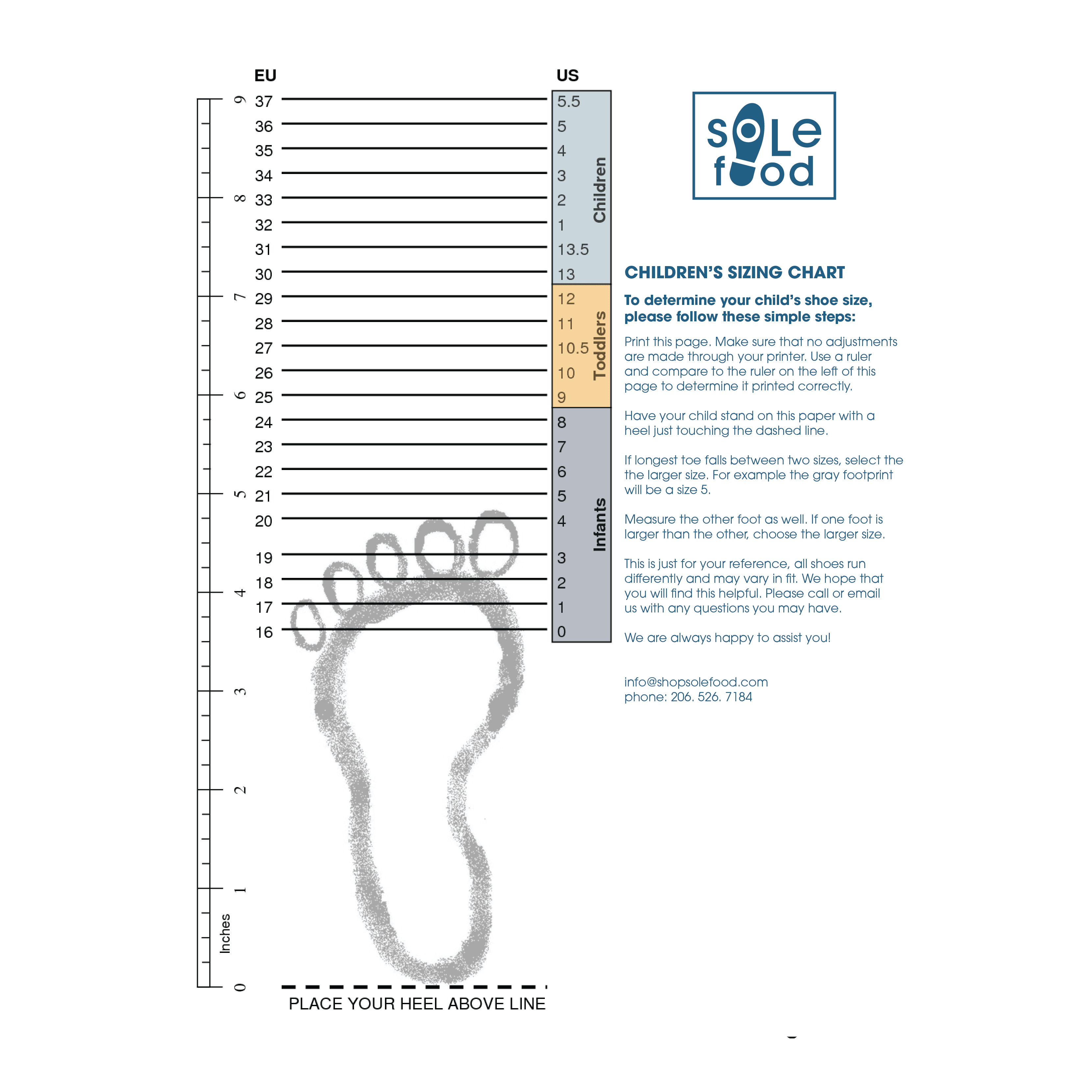 Measuring Kid's Feet | Sole Food