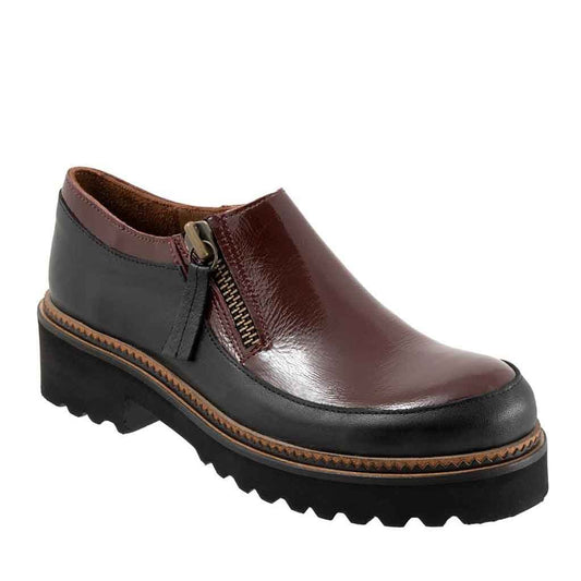 Amelia Slip - on Shoe - Burgundy Patent - Sole Food - 2