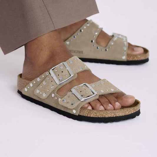 Arizona Rivet Sandal - Taupe - Sole Food - 2