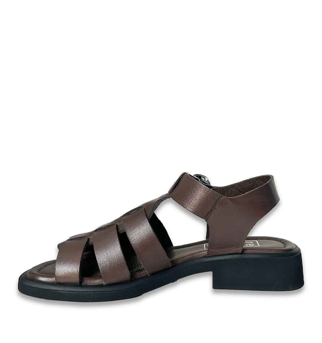 Aylin Fisherman Sandal - Brown - Sole Food - 3