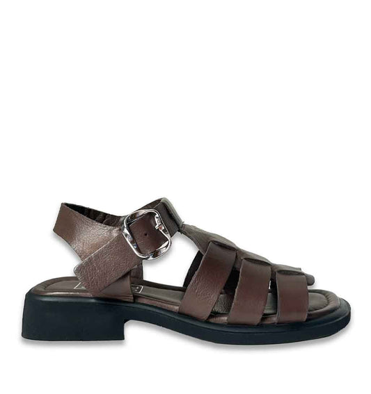Aylin Fisherman Sandal - Brown - Sole Food - 1