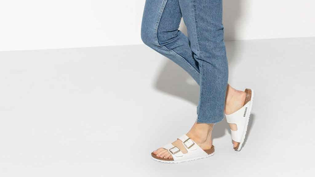 Birkenstock Arizona Birkoflor for Women - White Patent - Sole Food - 4