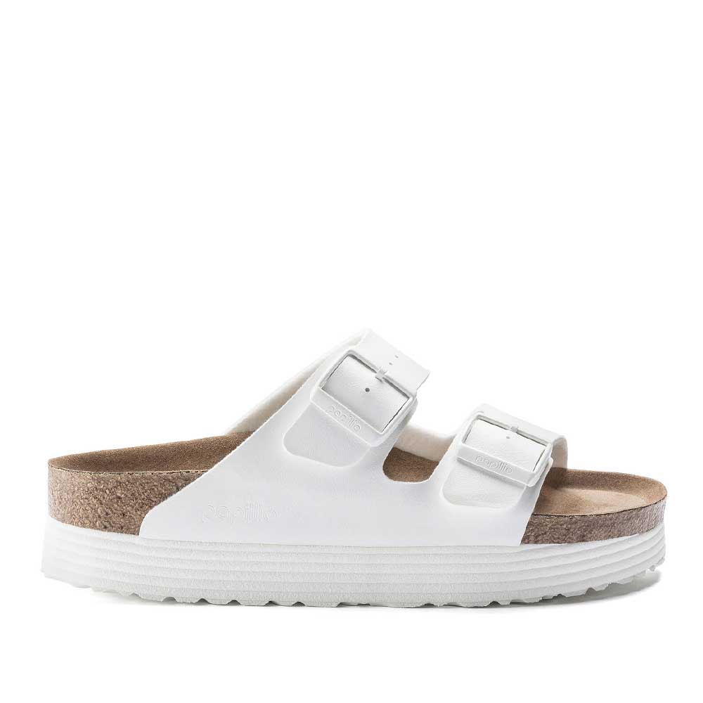 Birkenstock Arizona Platform Vegan - White - Sole Food - 1