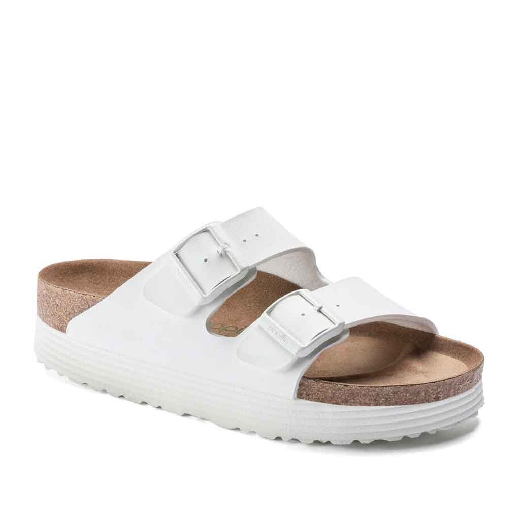 Birkenstock Arizona Platform Vegan - White - Sole Food - 2