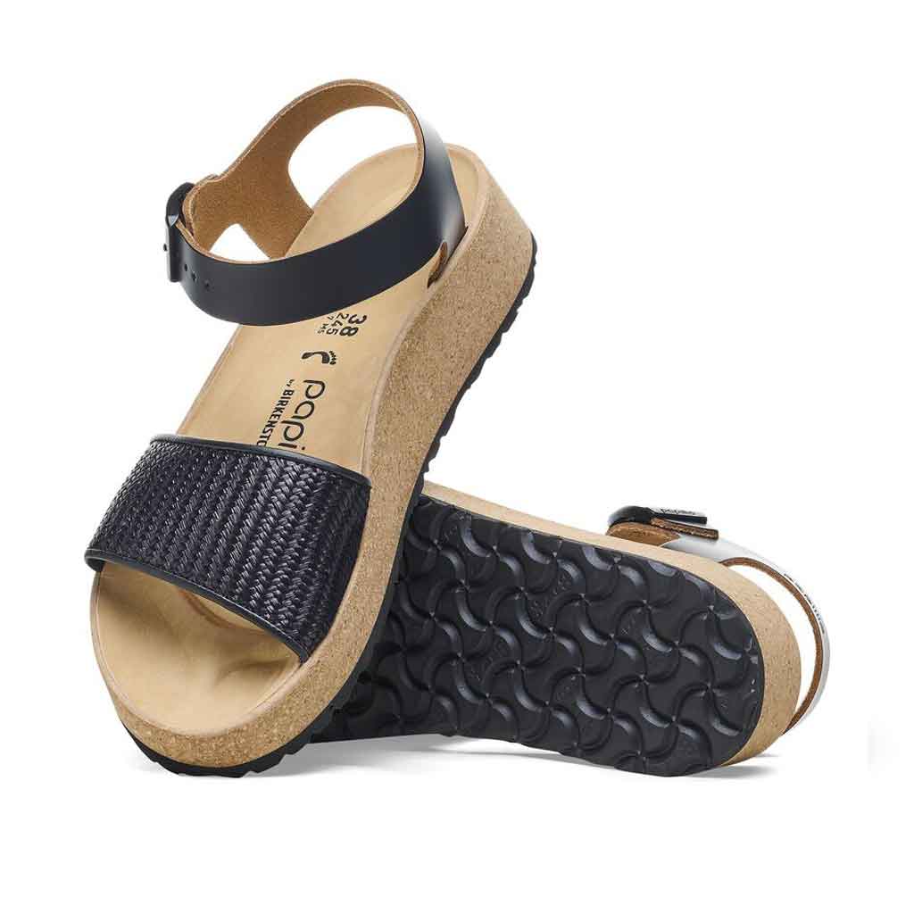 Birkenstock Glenda Raffia - Black - Sole Food - 3