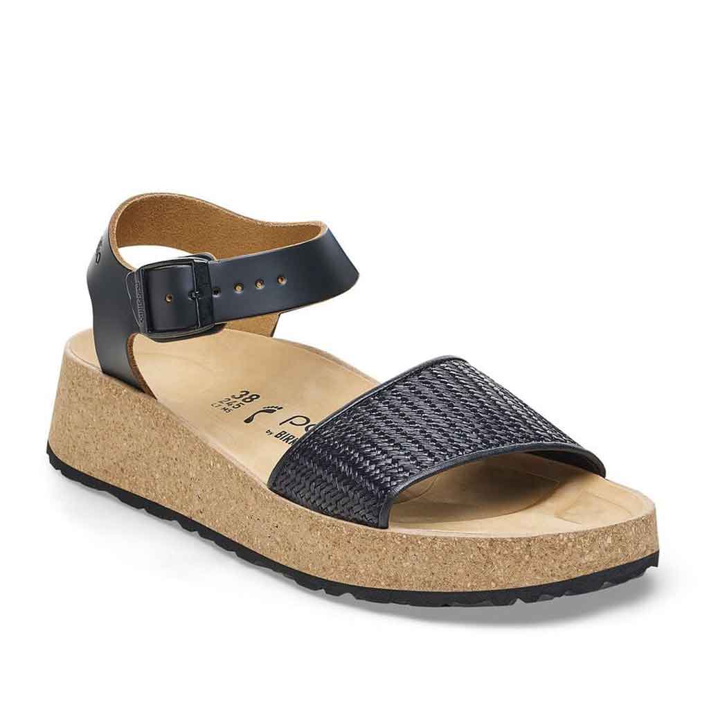 Birkenstock Glenda Raffia - Black - Sole Food - 2