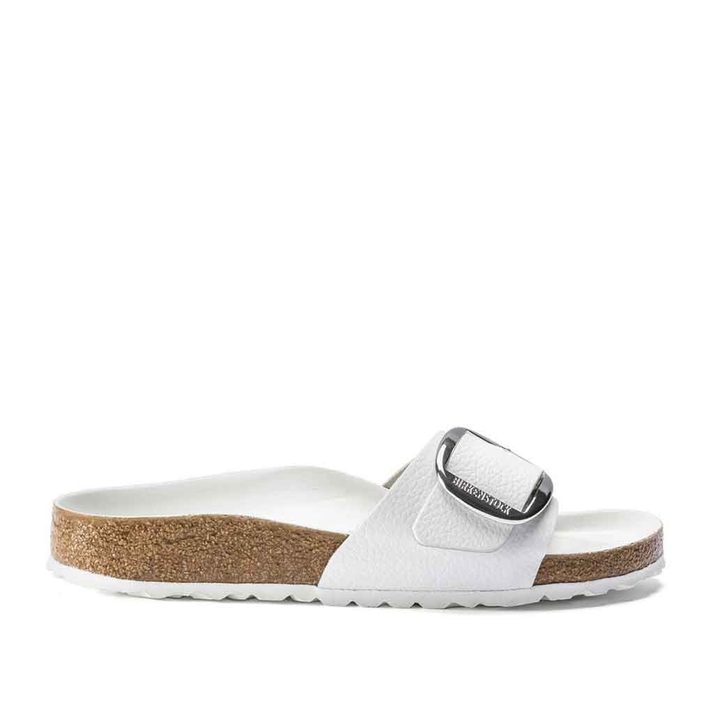 Birkenstock Madrid Big Buckle - White - Sole Food - 1