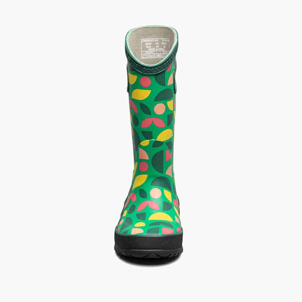 Bogs Rainboot 4 - H Shapes - Green/Multi - Sole Food - 3