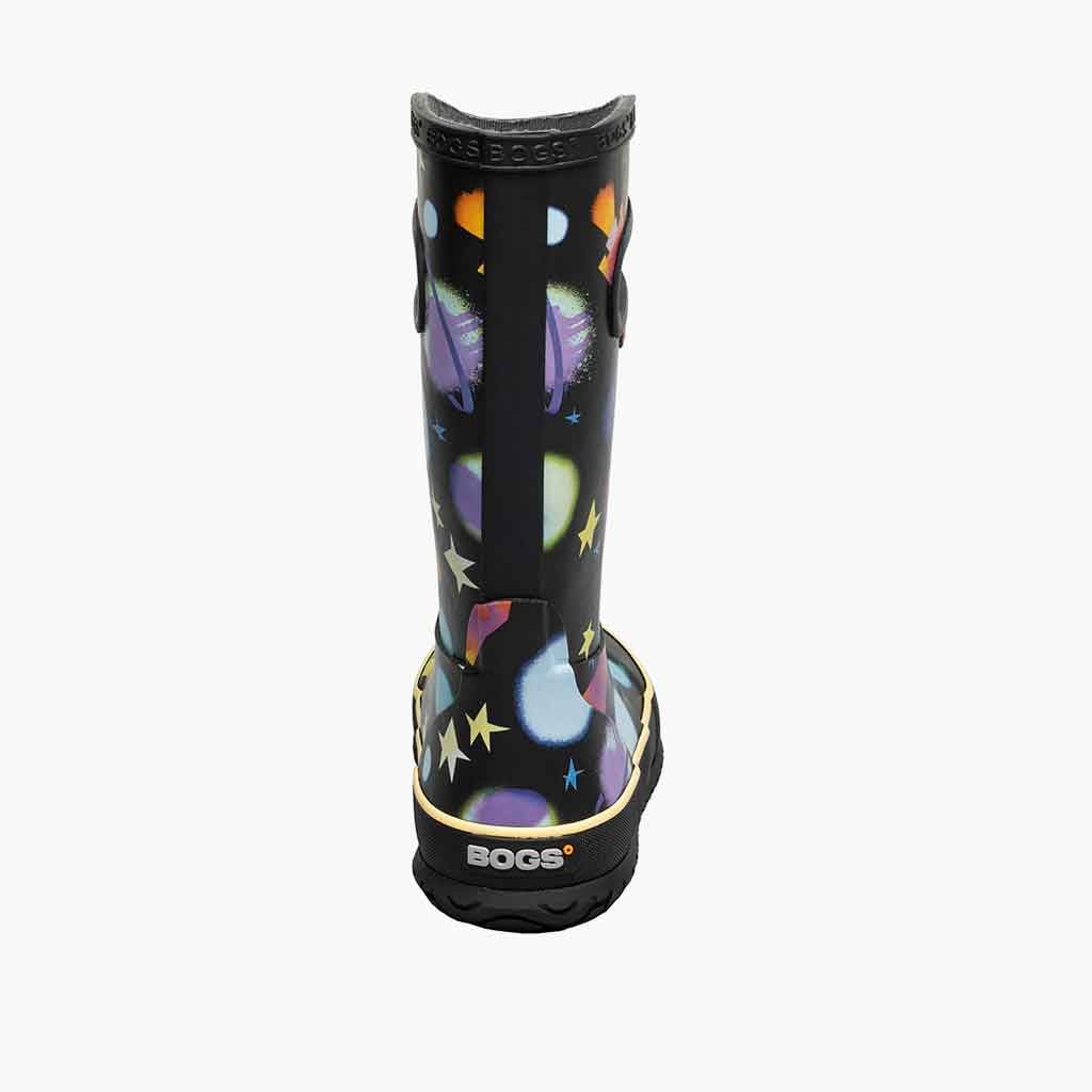 Bogs Rainboot Dreamcore Space - Black/Multi - Sole Food - 4