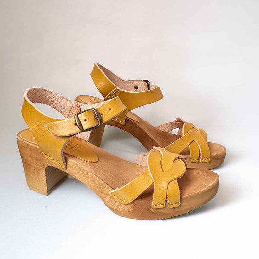 Bosabo Braided Sandal Clog - Yellow - Sole Food - 2