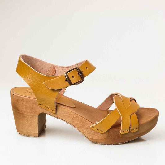 Bosabo Braided Sandal Clog - Yellow - Sole Food - 1