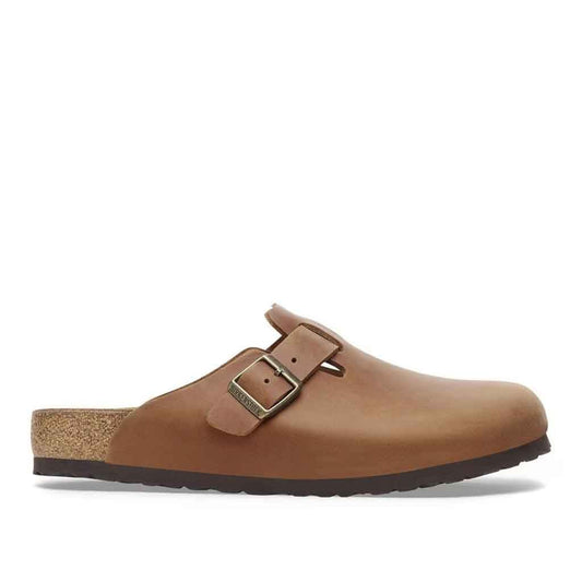 Boston Soft Footbed for Men - Cognac Oiled Leather - Sole Food - 1