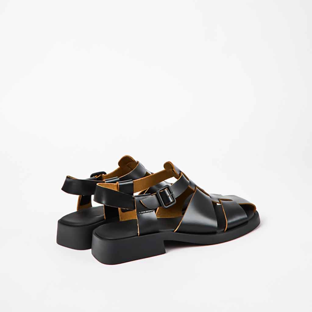 Camper Dana Fisherman Sandal - Black - Sole Food - 3