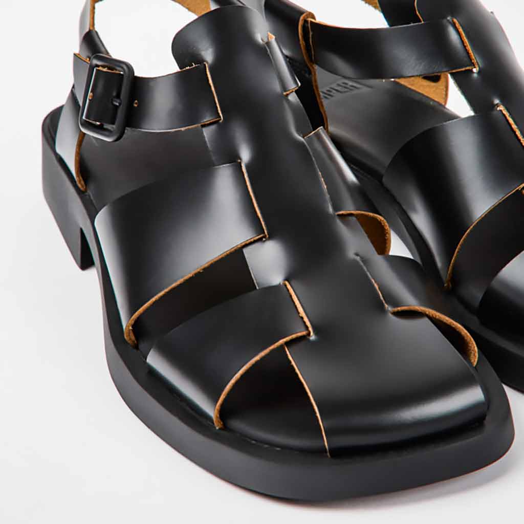 Camper Dana Fisherman Sandal - Black - Sole Food - 4