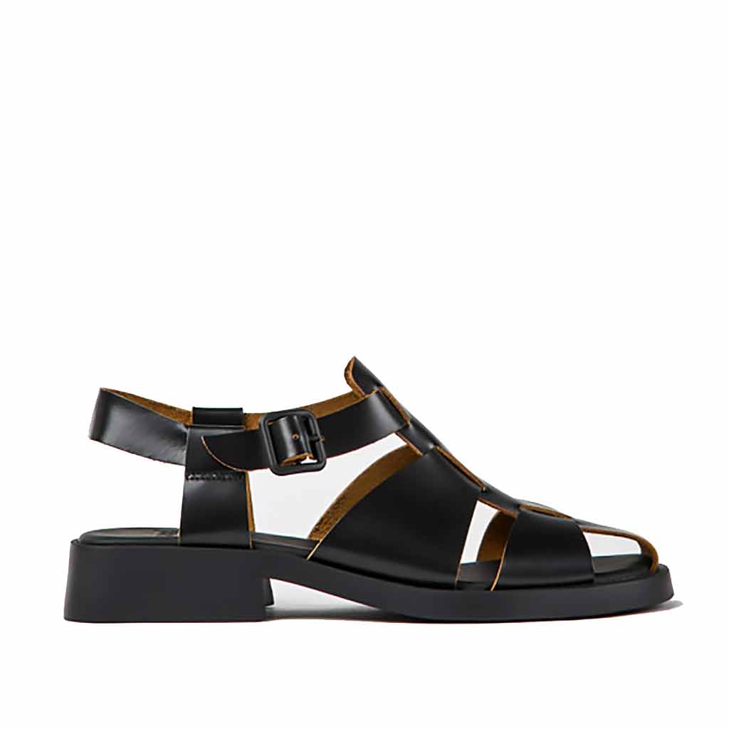 Camper Dana Fisherman Sandal - Black - Sole Food - 1