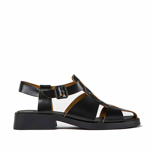 Camper Dana Fisherman Sandal - Black - Sole Food - 1