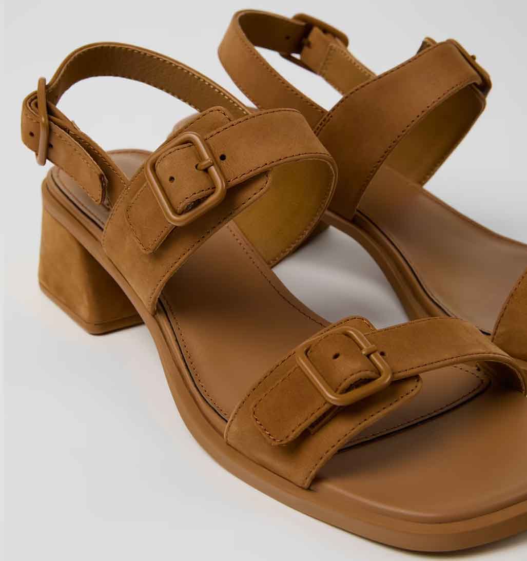 Camper Kora Buckle Sandal - Brown - Sole Food - 3
