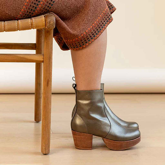 Charli Platform Boot - Gold - Sole Food - 2